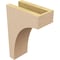 Ekena Millwork 4"W x 8"D x 12"H Classic Huntington Rough Cedar Woodgrain TimberThane Corbel, Primed Tan CORUR04X08X12HUNRCPR - alternate 2